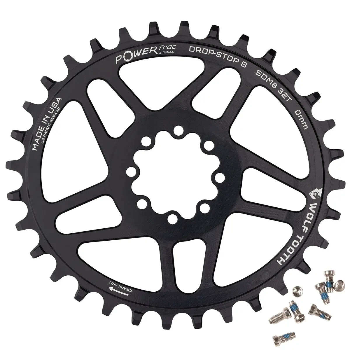 Oval Direct Mount Chainrings For Sram 8-Bolt Mountain Cranks 1