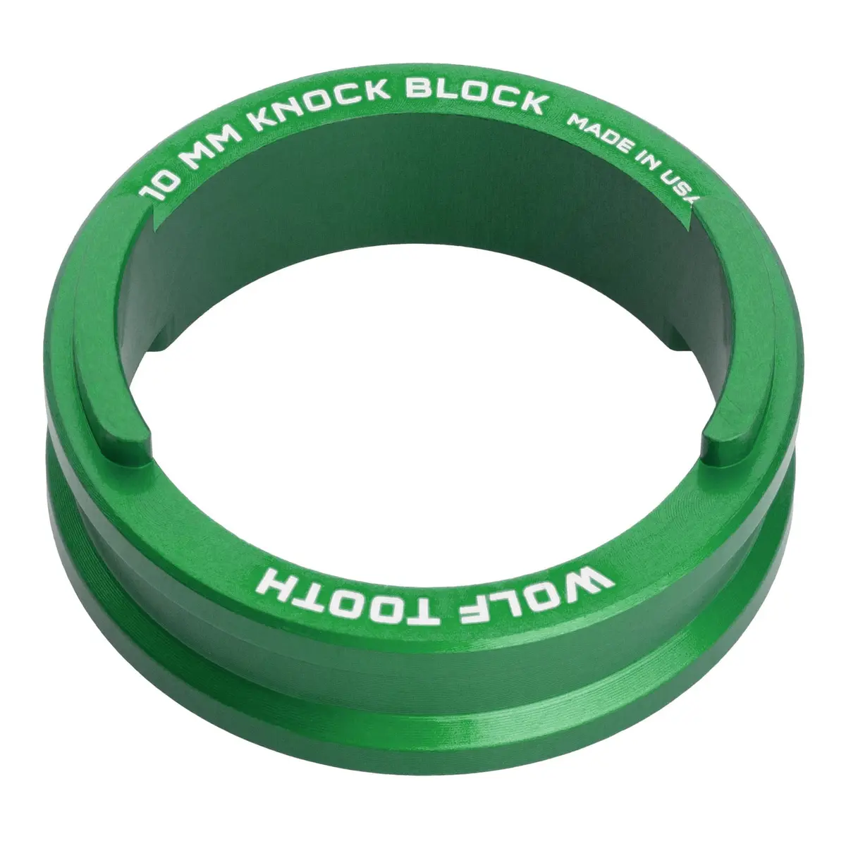 Precision Headset Spacers For Trek Knock Block - Green 1