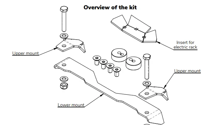 Wisefab - Toyota Supra A90 Front Steering Rack Conversion Kit To Bmw E90 Steering Rack 1