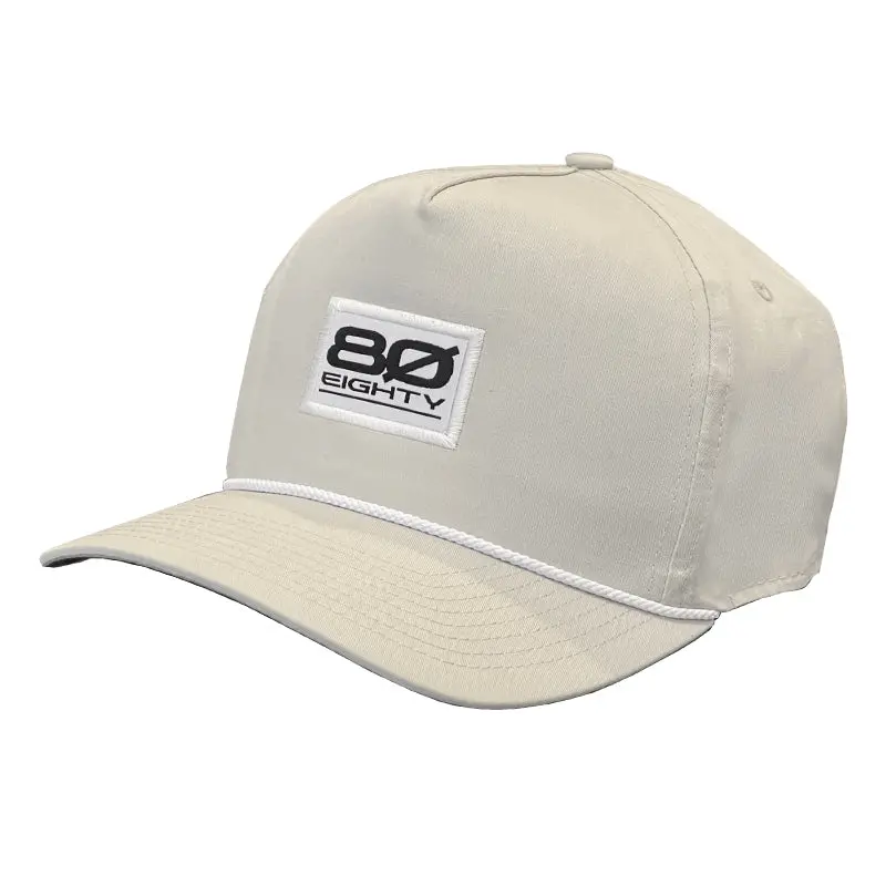 80Eighty® Cream Rope Hat 1