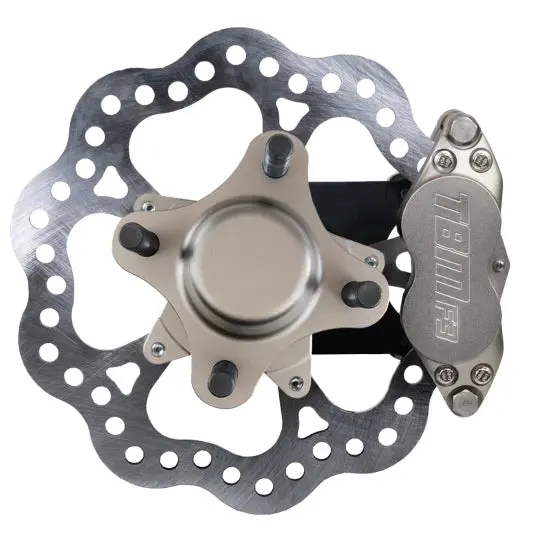 Tbm Brakes 1982-93 4 Lug Mustang Fox Body Medium Duty Front Drag Brakes (W/ New Aluminum Hub) 001-0325-1 1
