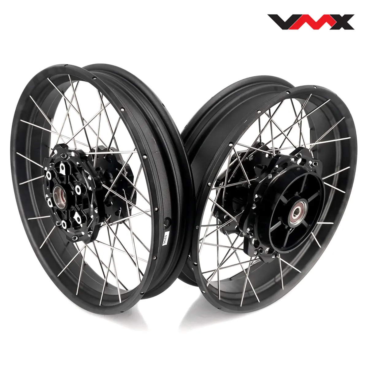 Vmx-Racing 2.5*19" & 3.5*17" Tubeless Spoke Wheel For Triumph Scrambler 400 2024-2025 Black 1