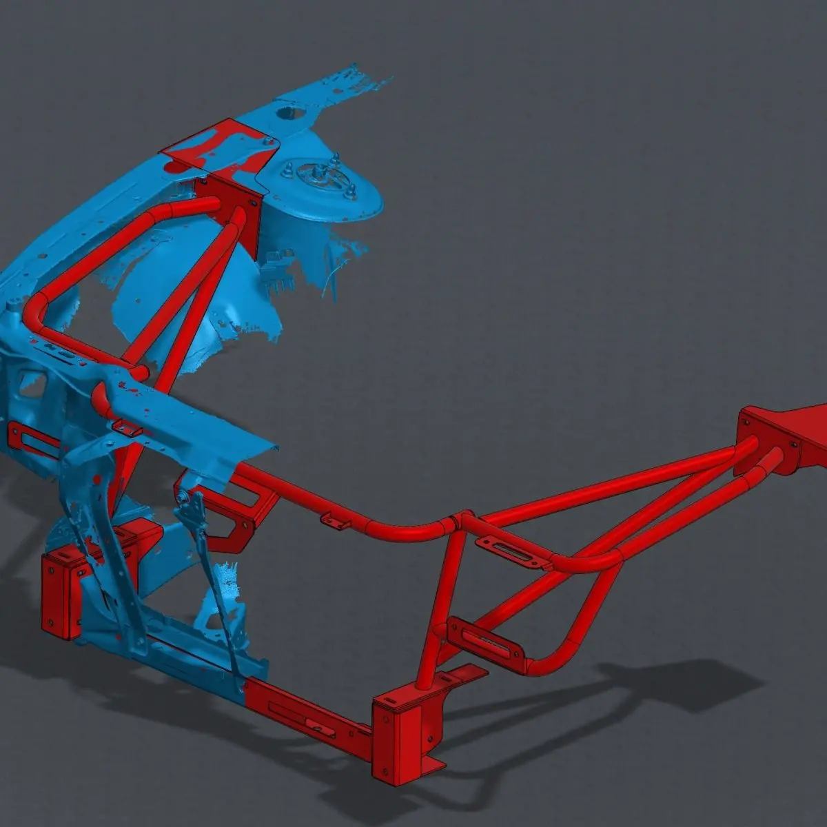 Cagekits - S13 Tube Front And Lower Rad Support 1
