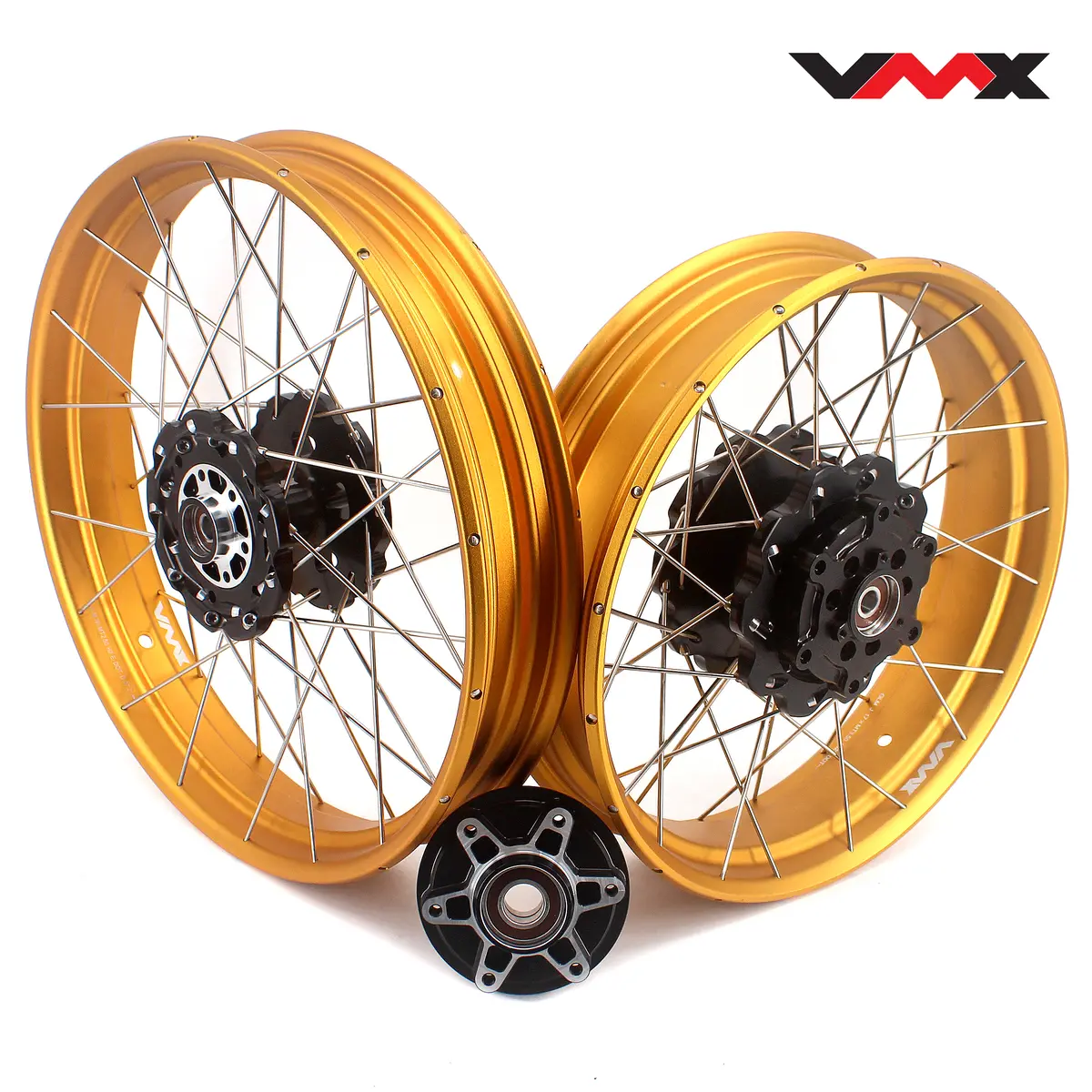 Vmx 19Inch / 17Inch Spoked Tubeless Wheels Set For Ktm390 Adventure 2020 2021 Gold Rim 1