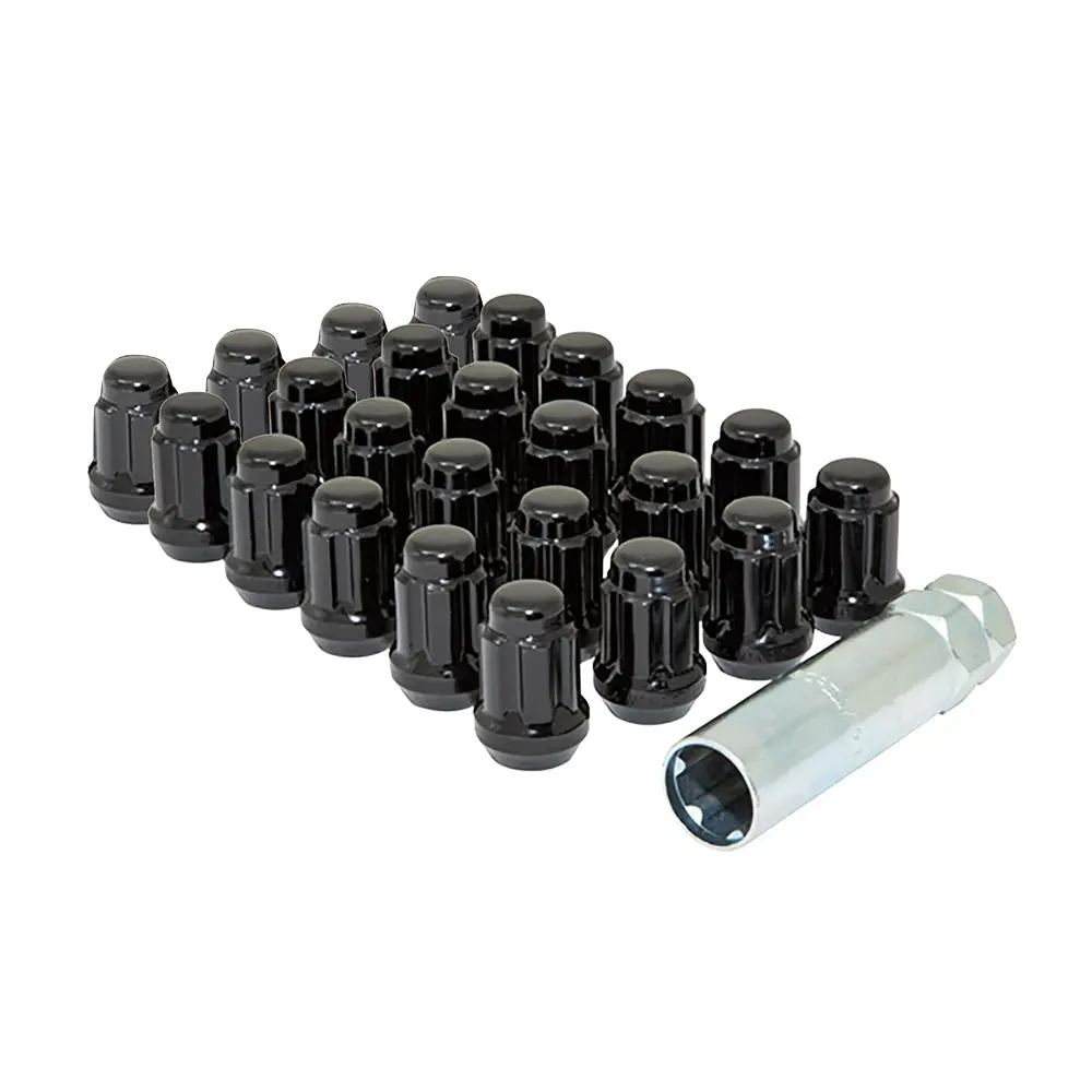 Gorilla Lug Nuts - M14 X 1.5 - Black Finish (Set Of 24) 1