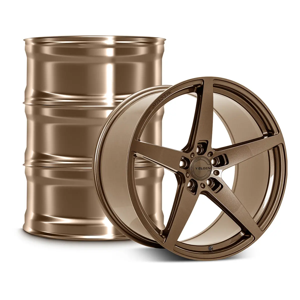 2020+ Lincoln Aviator Velgen Classic5 V2 Wheel Set (Set Of 4) - Gloss Bronze - 22X10.5 1
