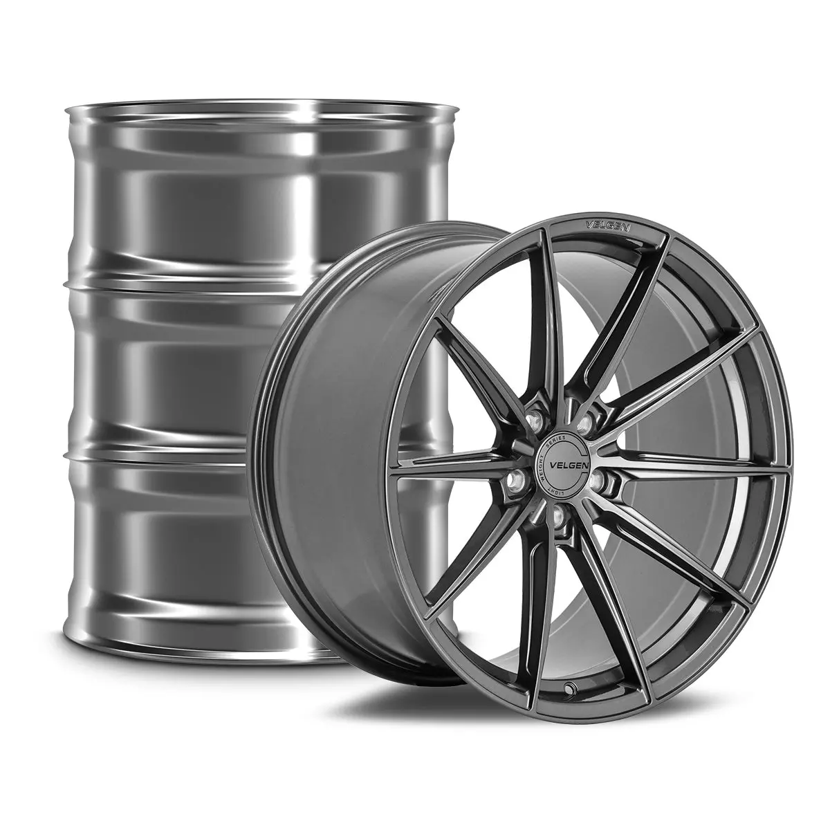 2014-2024 Infiniti Q50/Q60 Velgen Vf10 Wheel Set (Set Of 4) - Gloss Gunmetal - 20X9.5/20X10.5 1