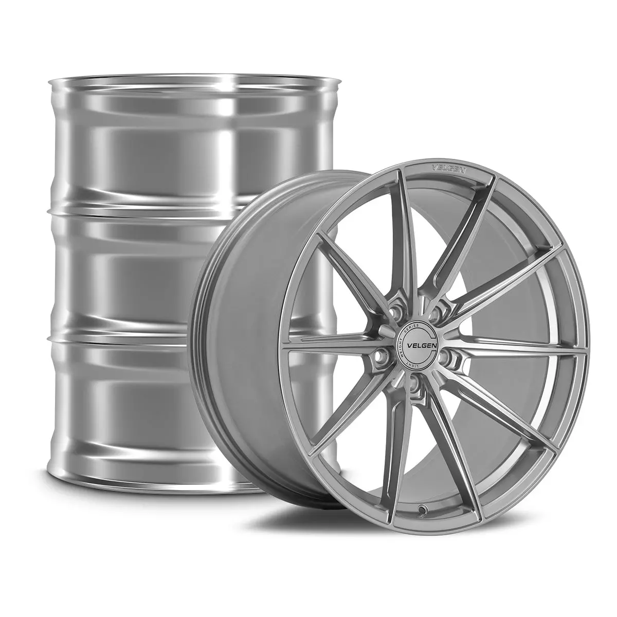2014-2024 Infiniti Q50/Q60 Velgen Vf10 Wheel Set (Set Of 4) - Gloss Silver - 20X9.5/20X10.5 1