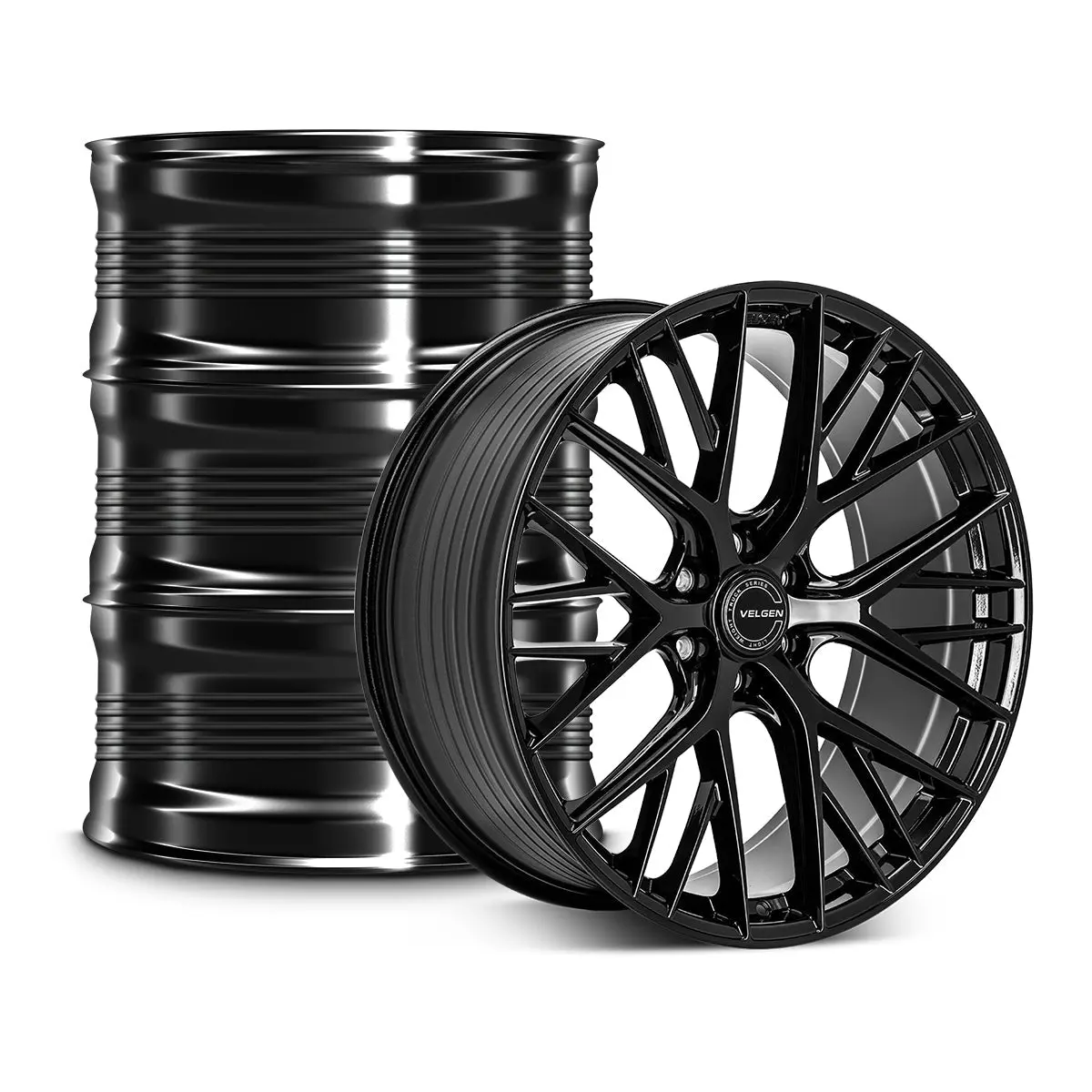 2015-2020 Chevrolet Tahoe/Suburban Vff-12 Wheel Set (Set Of 4) - Gloss Black - 24X10 1