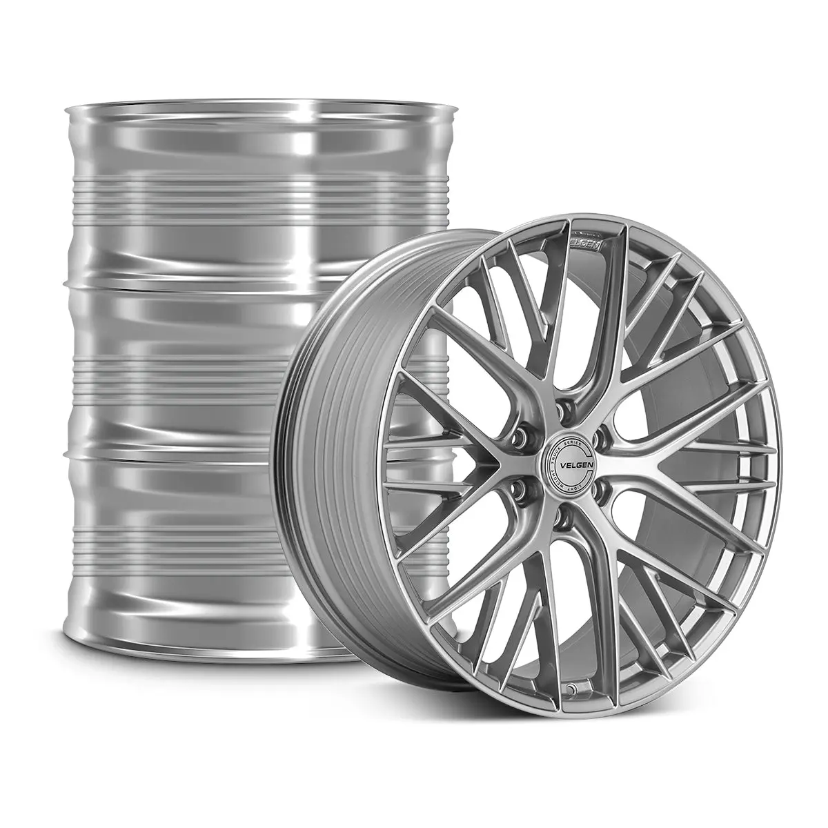 2015-2020 Ford F-150 Velgen Vff-12 Wheel Set (Set Of 4) - Gloss Silver - 24X10 1