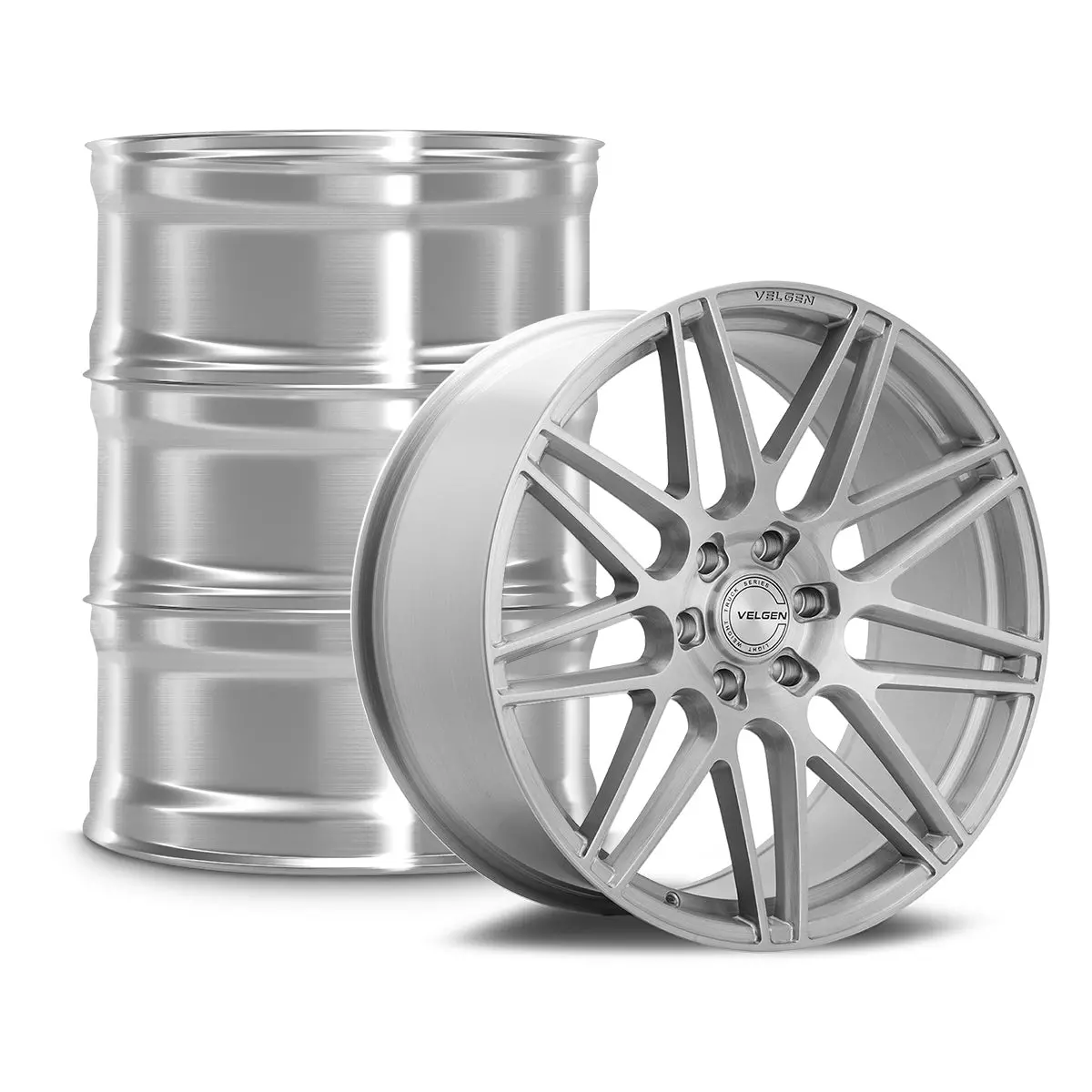 2021+ Cadillac Escalade Velgen Vff-9 Wheel Set (Set Of 4) - Brushed Clear - 24X10 1