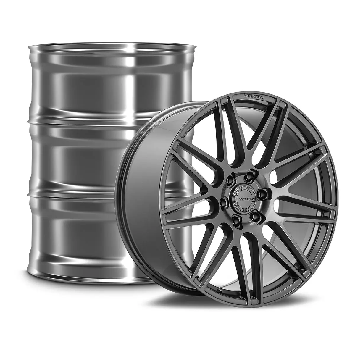 2009-2020 Ford F-150 Velgen Vff-9 Wheel Set (Set Of 4) - Gloss Gunmetal - 24X10 1