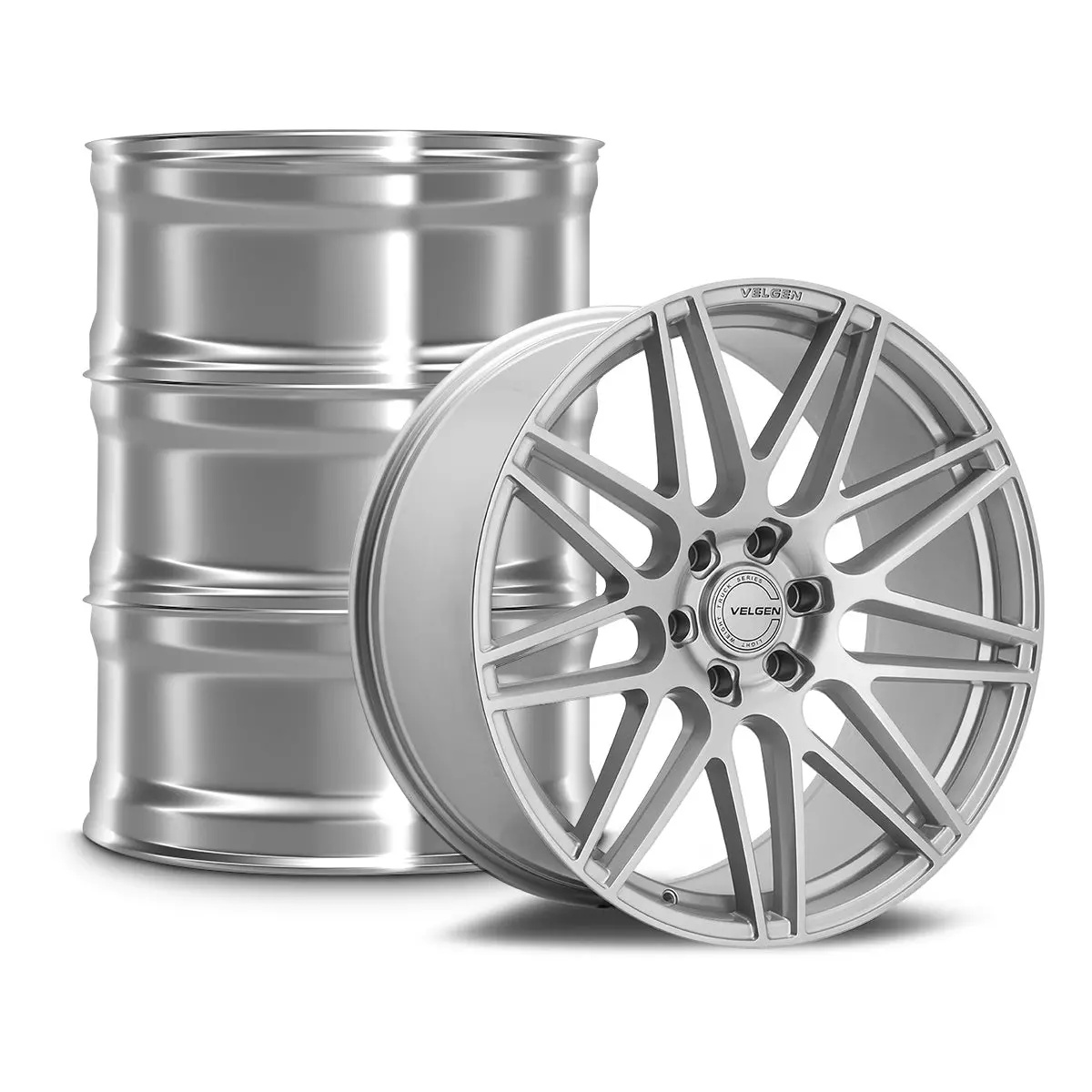 2021+ Ford F-150 Velgen Vff-9 Wheel Set (Set Of 4) - Gloss Silver - 22X10 1