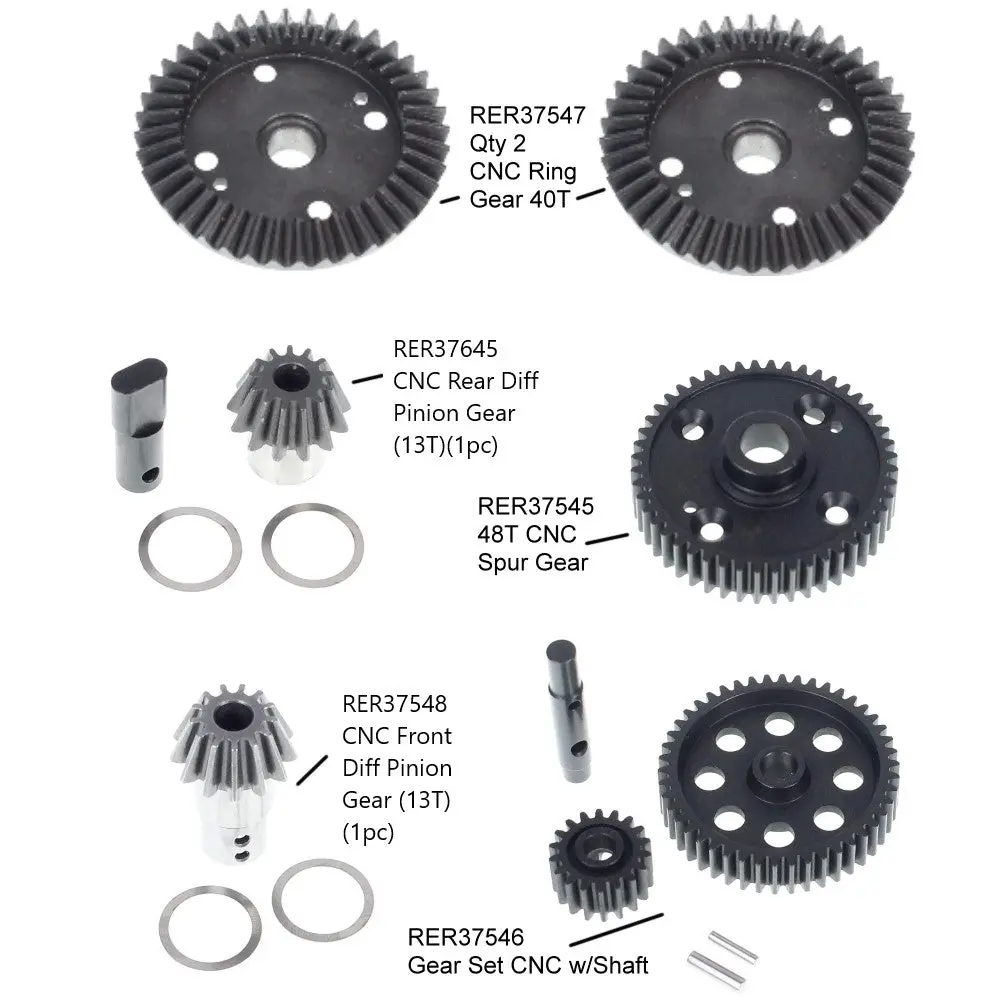 Vigilante Full Cnc Upgrade Gear Set 1