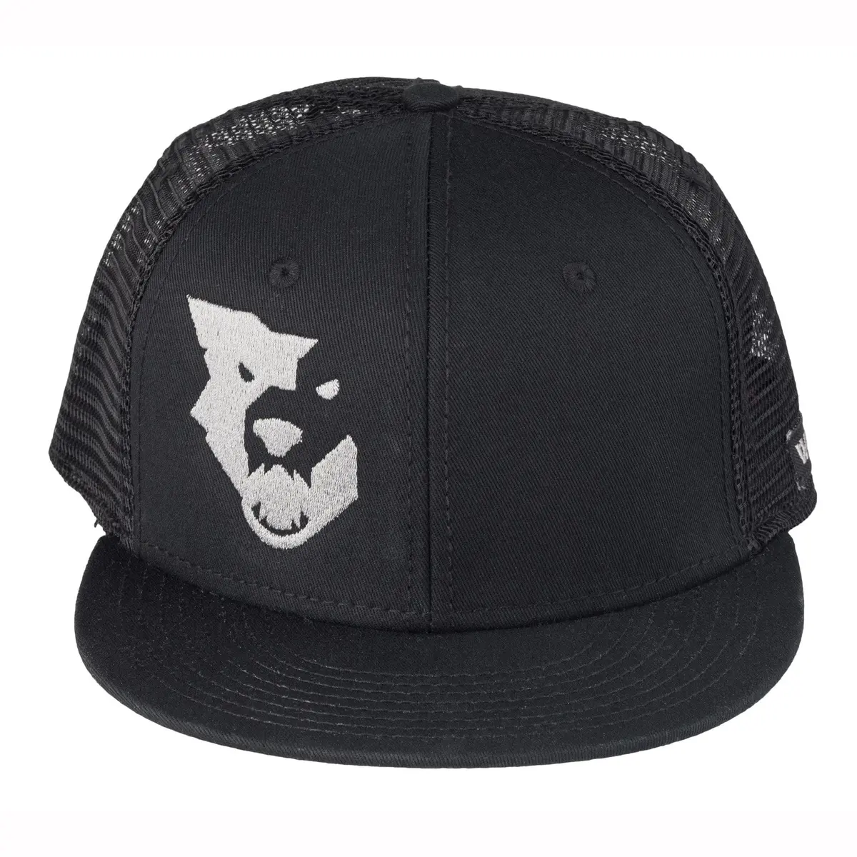 Wolf Tooth Logo Flat Bill Trucker Hat 1