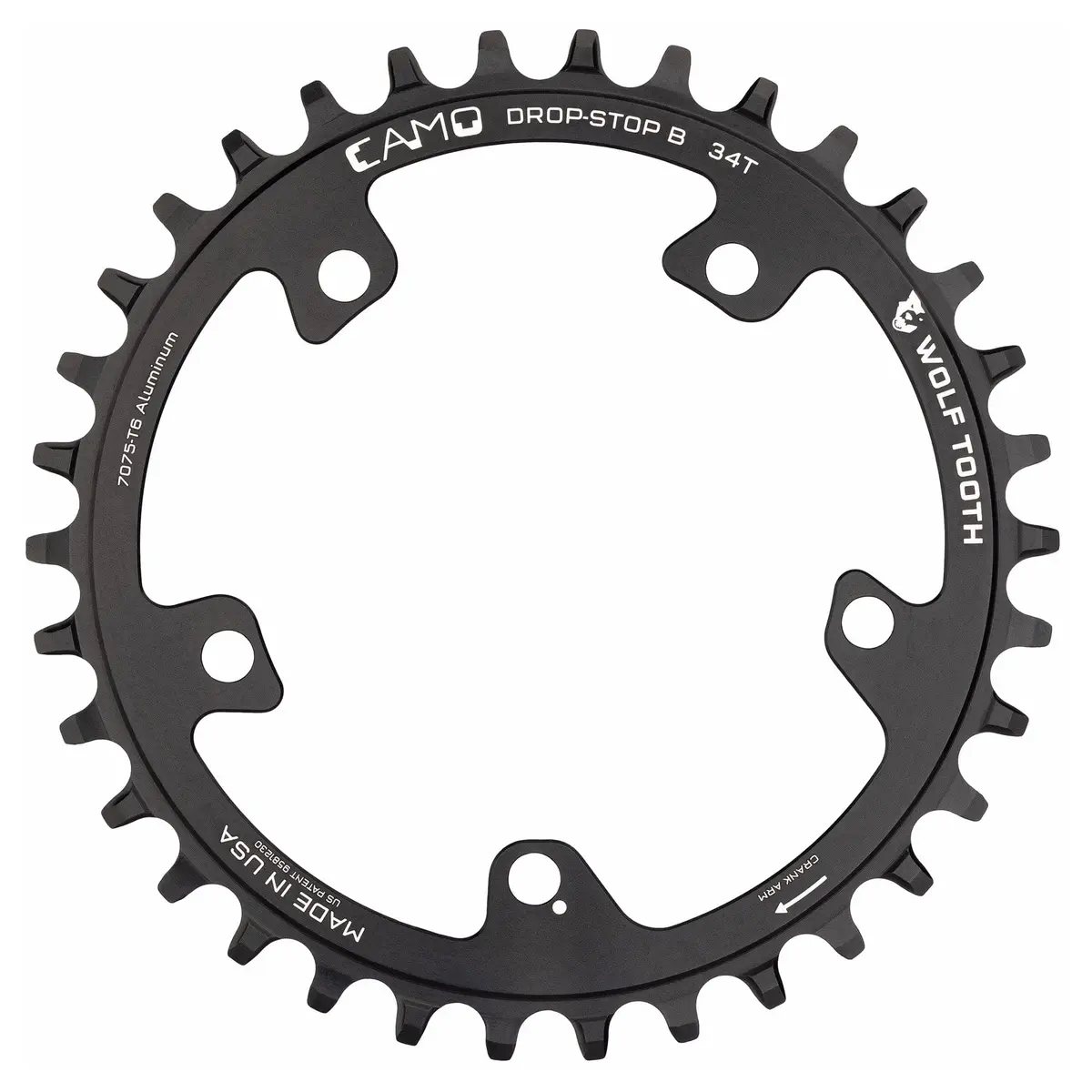 Camo Aluminum Round Chainring 1