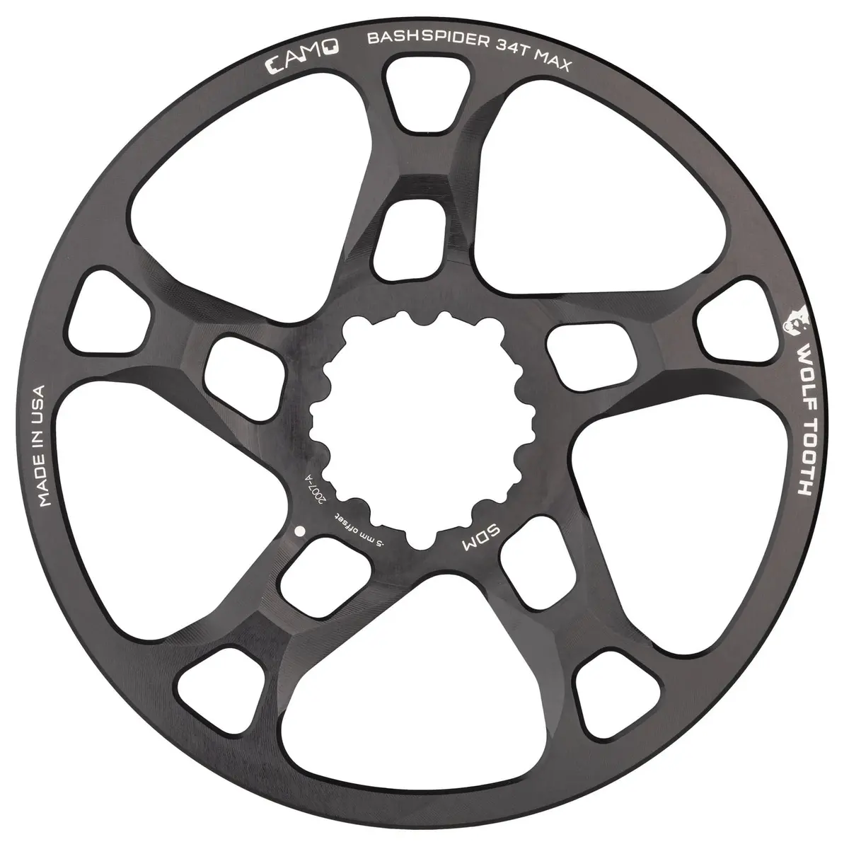 Camo Bashspider For Sram 3-Bolt Cranks 1