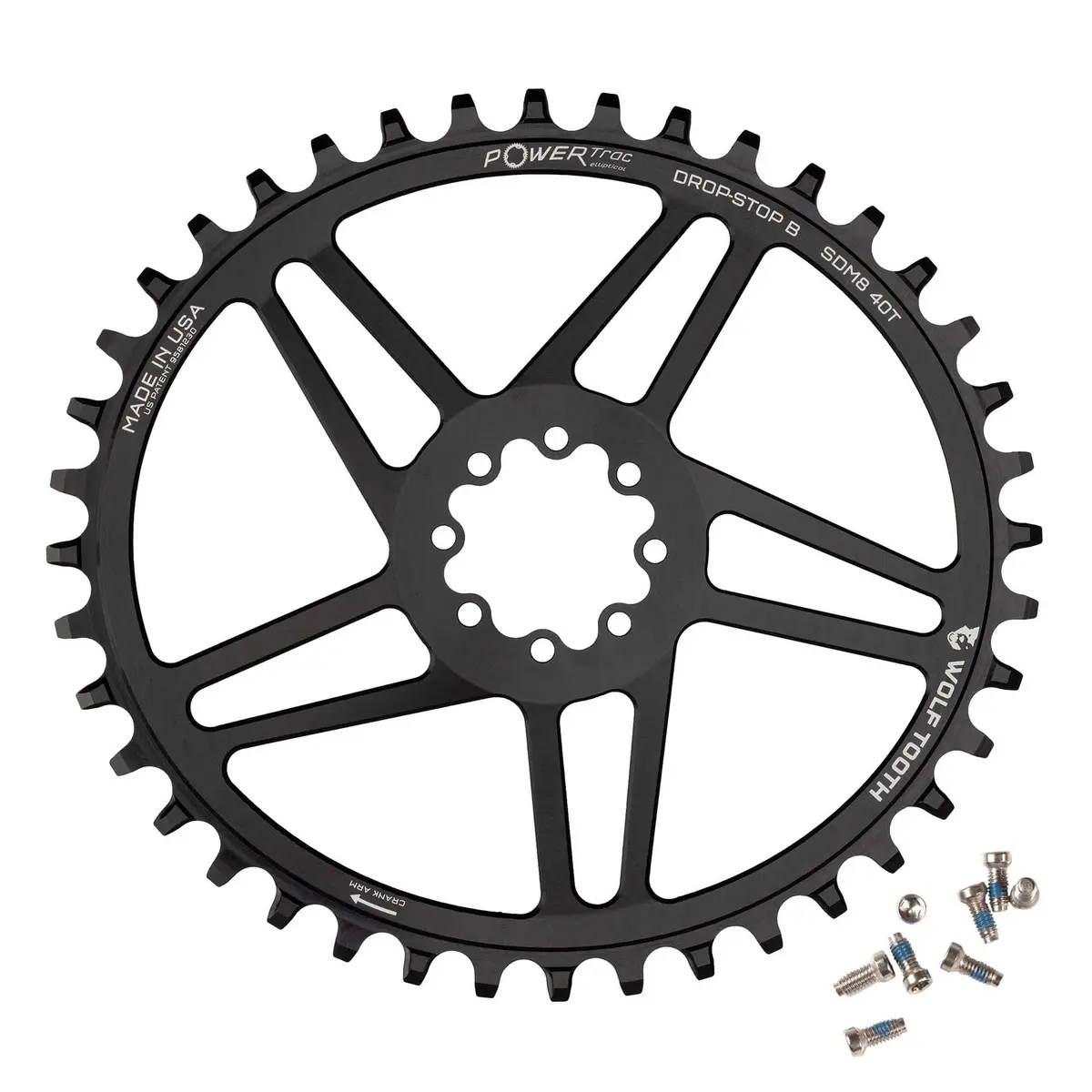 Oval Direct Mount Chainrings For Sram 8-Bolt Gravel / Road Cranks 1