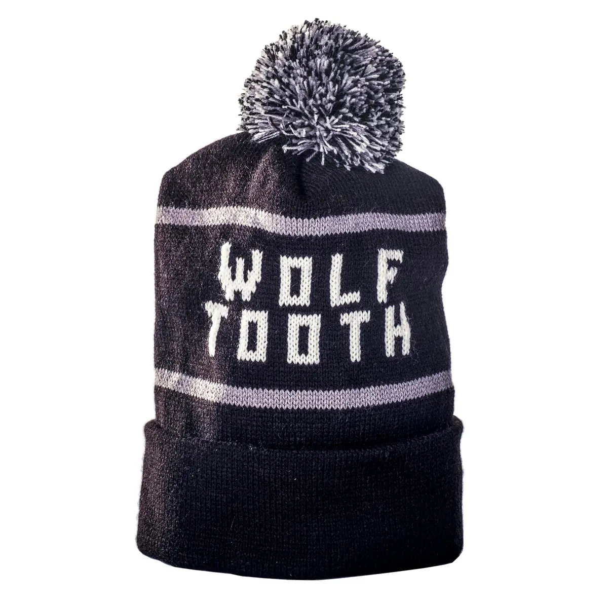 Wolf Tooth Pom Stocking Hat 1