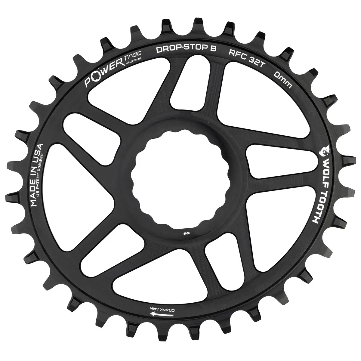 Oval Direct Mount Chainrings For Race Face Cinch - Drop-Stop A 1