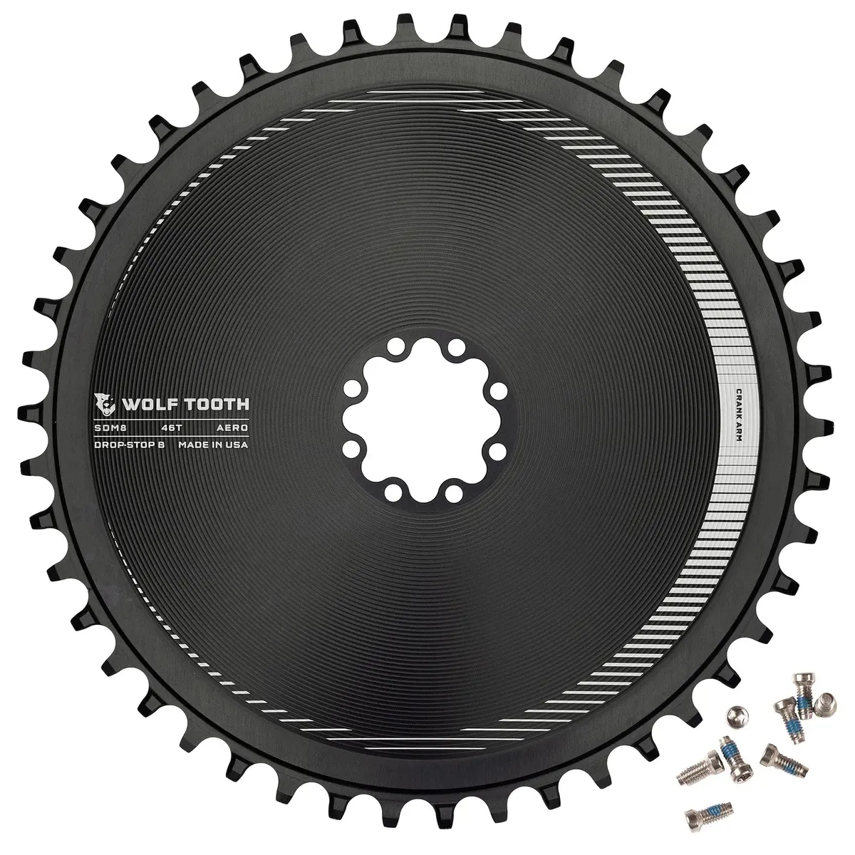 Aero Direct Mount Chainring For Sram 8-Bolt Gravel / Road Cranks 1