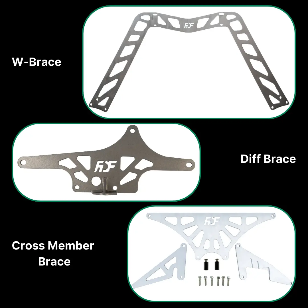 Fdf Raceshop - Nissan 350Z/ Infiniti G35 Brace Bundle 1