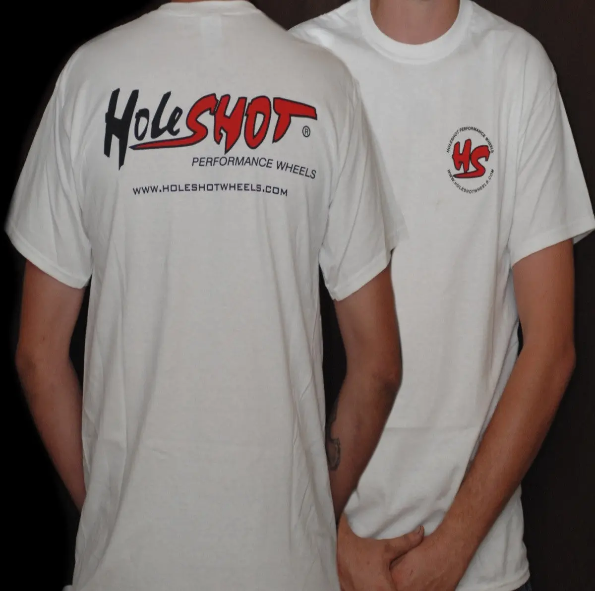 Holeshot T-Shirt - White 1