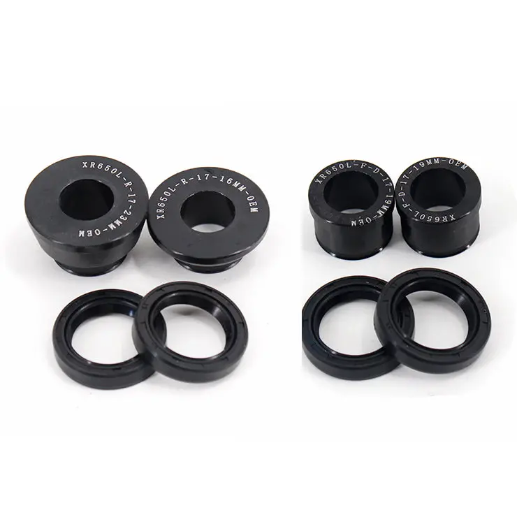 Kke Replacement Front & Rear Black Spacers Kit For Honda Oem Size Xr650l 1993-2022 1