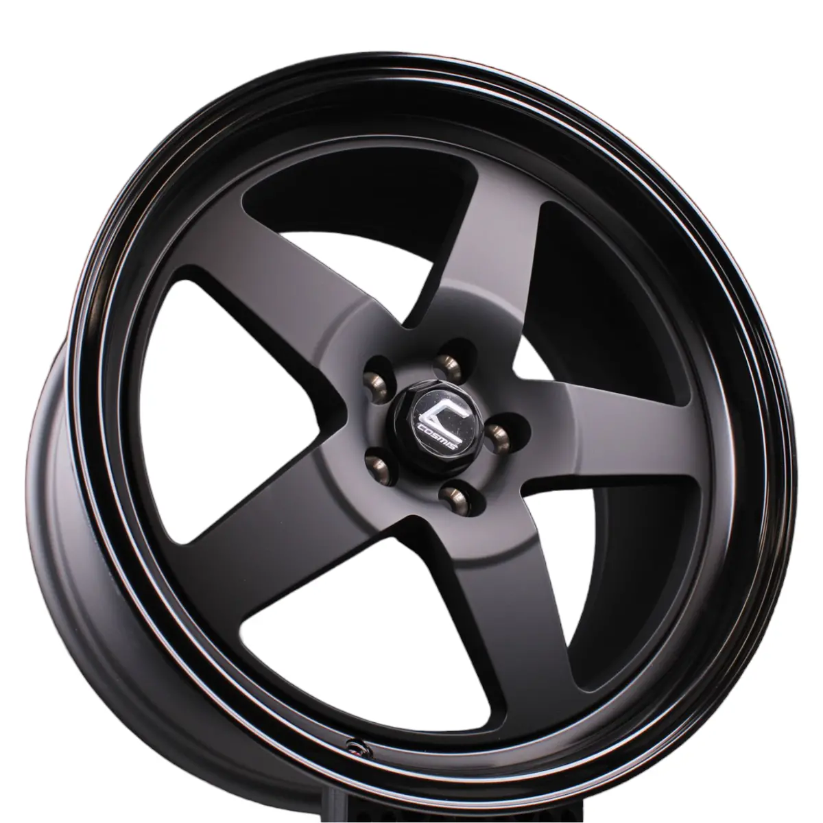 Xt-005R Flat Black | Gloss Lip | 18X9 +35 5X114.3 1