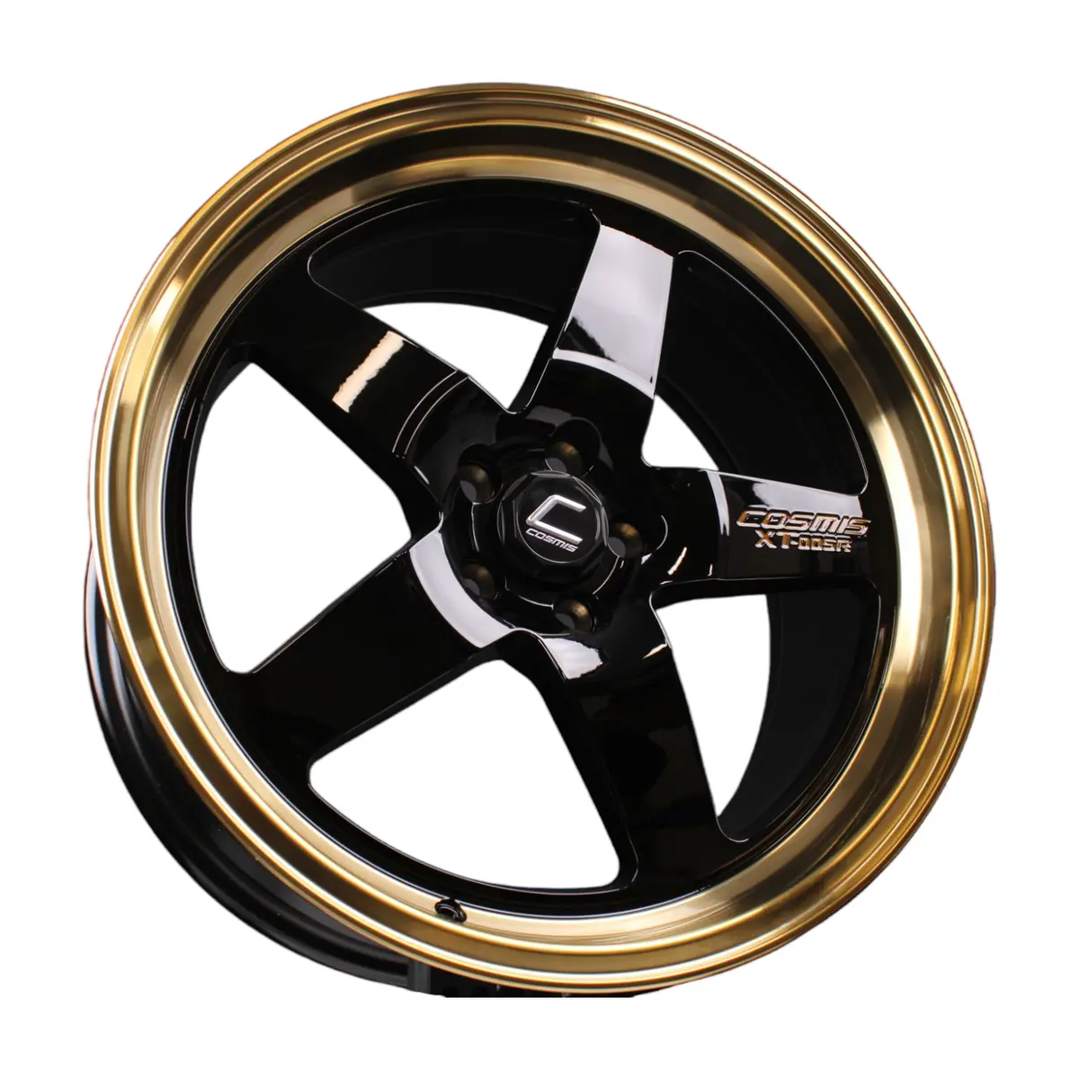 Xt-005R Gloss Black | Gold Lip 18X9 +35 5X114.3 1