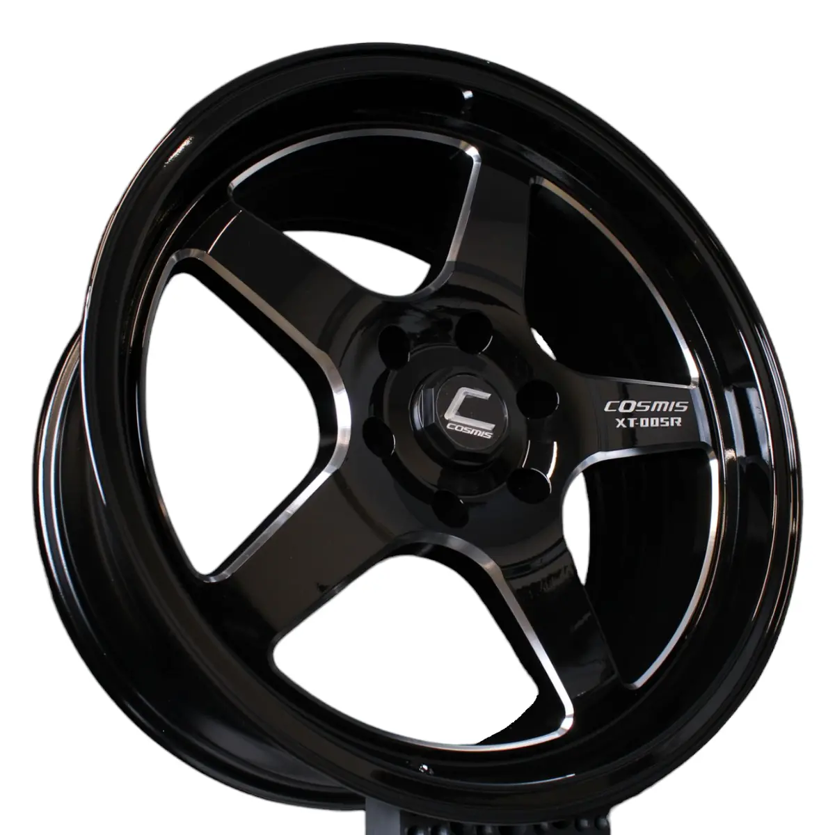 Xt-005R Black | Milled Spokes | 20X9.5 +15 6X139.7 6X5.5 1