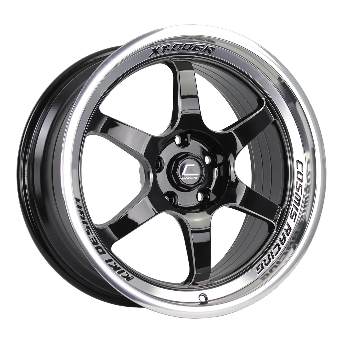 Xt-006R | Gloss Black | Polished Lip | 18X9 +30 5X100 1