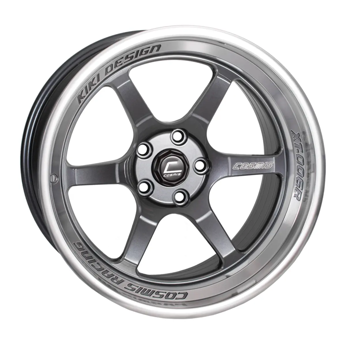 Xt-006R | Gloss Gunmetal | Polished Lip 18X9.5 +10 5X114.3 1