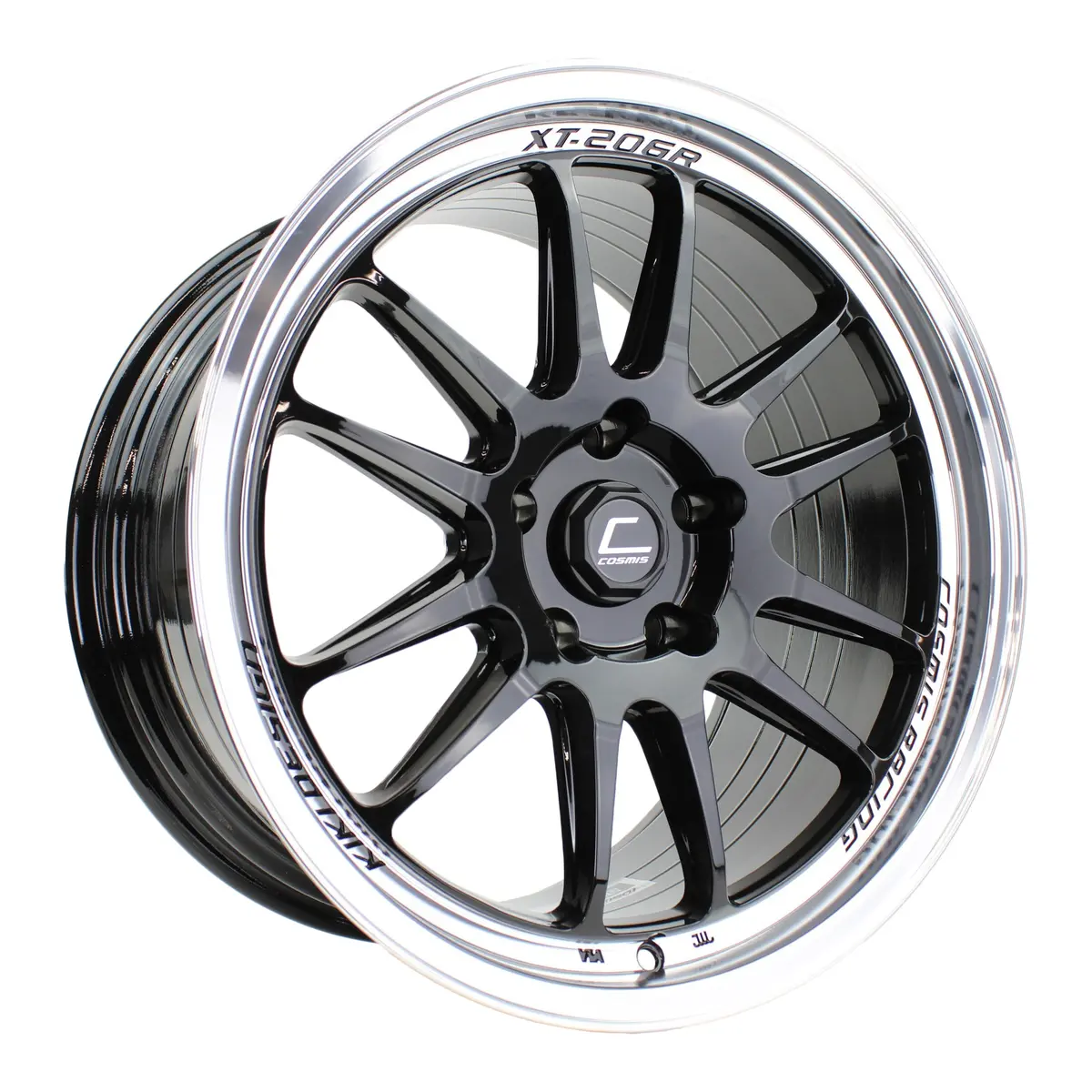 Xt-206R | Gloss Black | Polished Lip | 18X10 +33 5X120 1