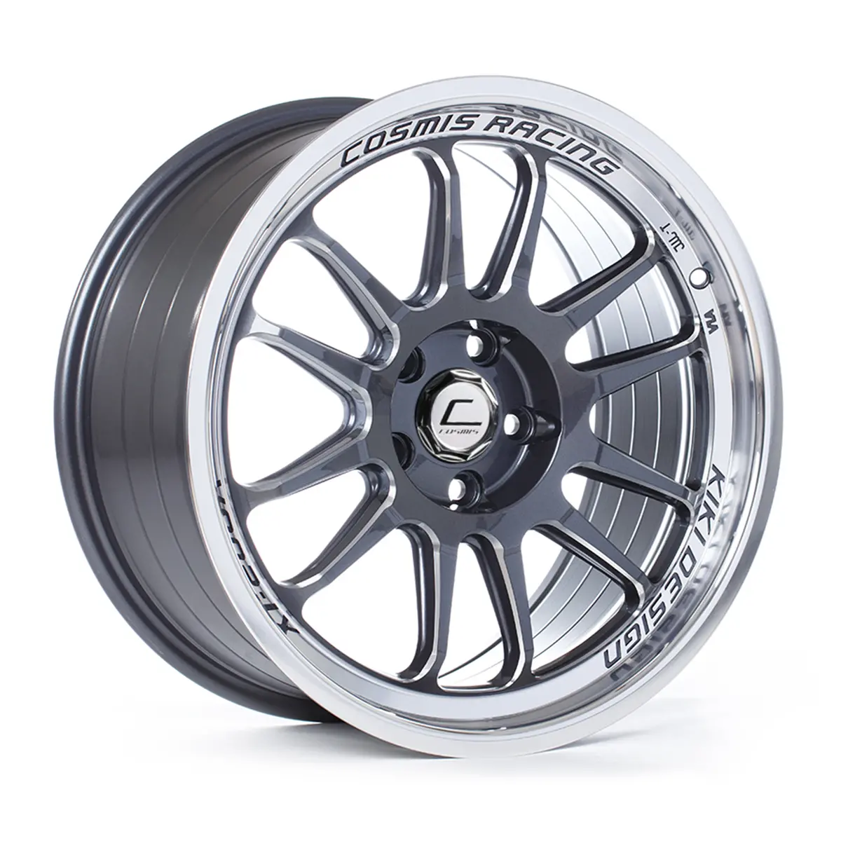 Xt-206R | Gloss Gunmetal | Polished Lip 17X8 +30 5X100 1