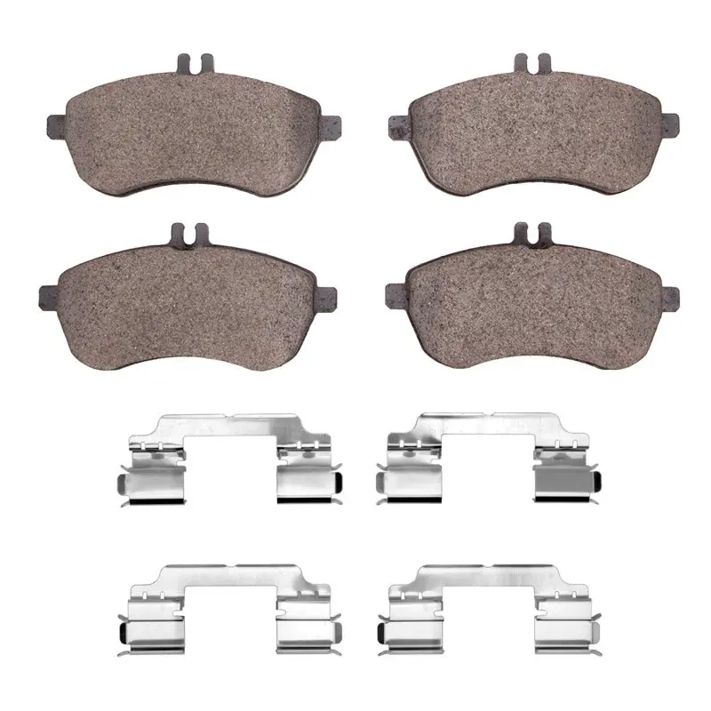 R1 08-16 Mercedes-Benz C250 Front Ceramic Pads & Hardware Kit 1