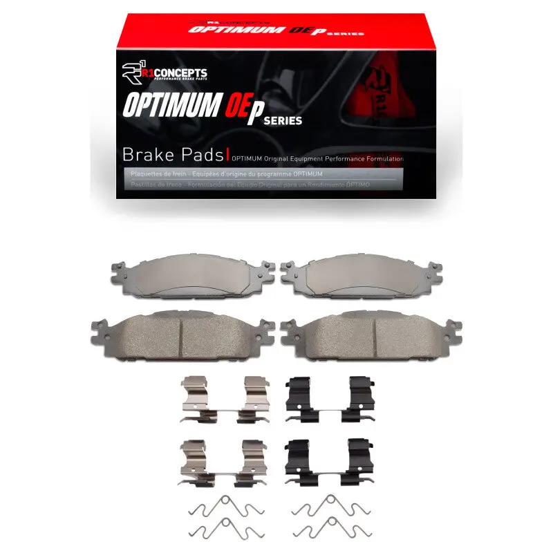 R1 09-10 Ford Taurus Sho Front Optimum Oe Pads & Hardware Kit 1