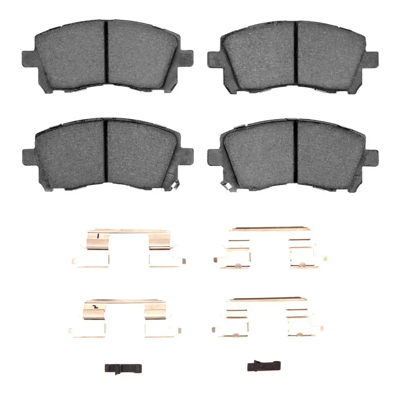 R1 97-03 Subaru Impreza Front Semi Met Pads & Hardware Kit 1