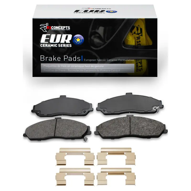 R1 04-09 Cadillac Xlr Front Euro Ceramic Pads & Hardware Kit 1
