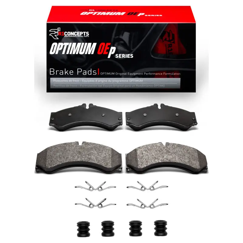 R1 02-06 Dodge Sprinter 2500 Front/Rear Optimum Oe Pads & Hardware Kit 1