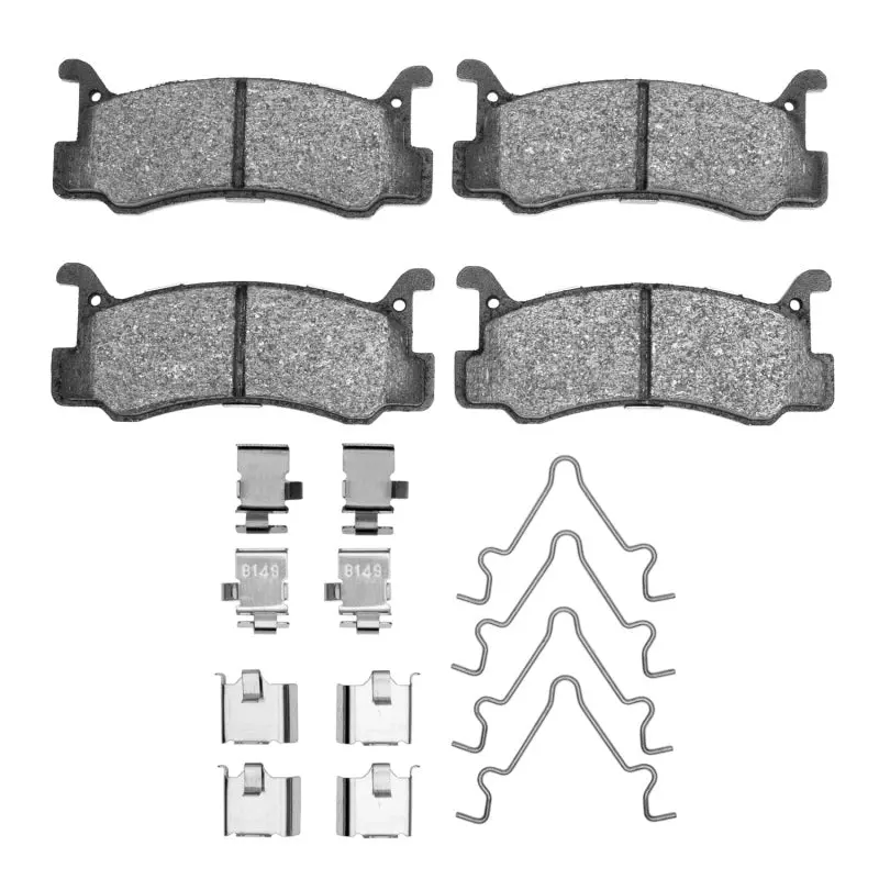 R1 87-95 Mazda Mx-3 Rear Semi Met Pads & Hardware Kit 1