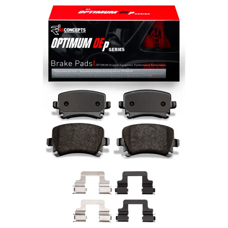 R1 08-16 Audi Tt Quattro Rs Rear Optimum Oe Pads & Hardware Kit 1