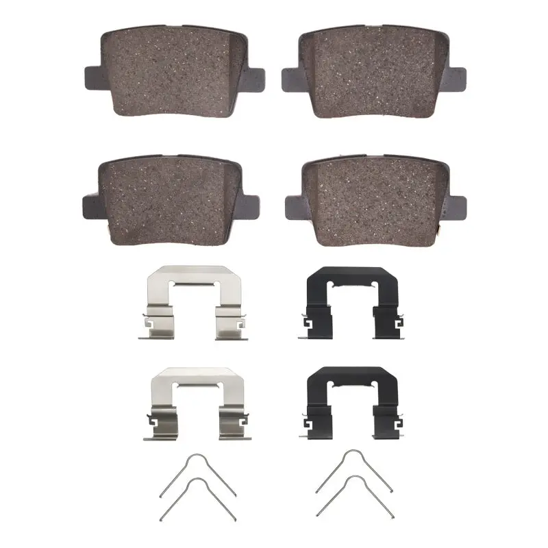 R1 -22 Genesis G90 Rear Ceramic Pads & Hardware Kit 1