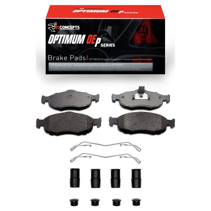 R1 95-04 Ford Contour Front Optimum Oe Pads & Hardware Kit 1