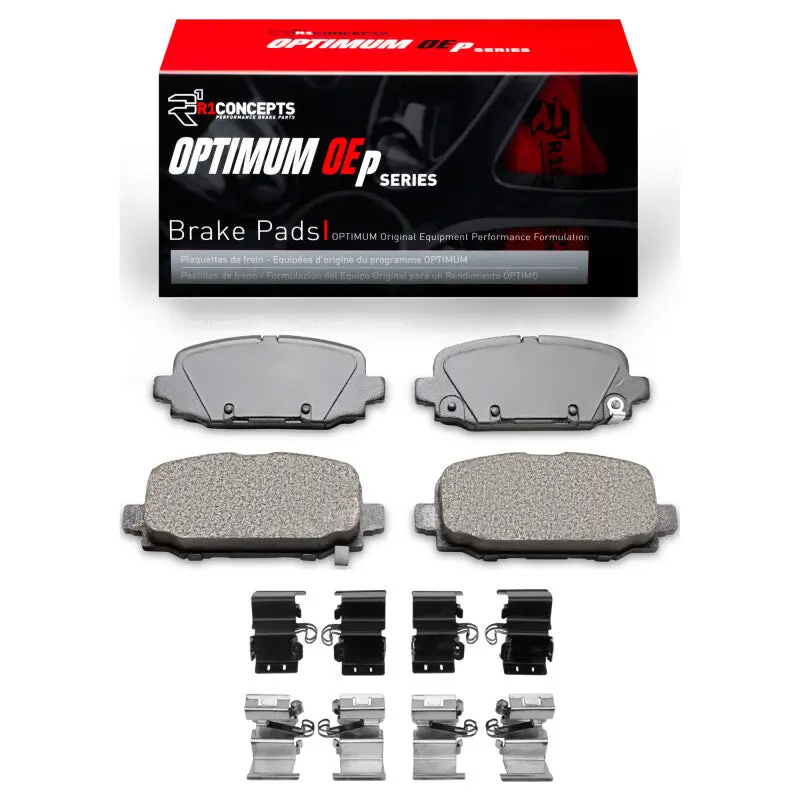 R1 2017-2025 Jeep Compass Rear R1 Optimum Oe Pads & Hardware Kit 1