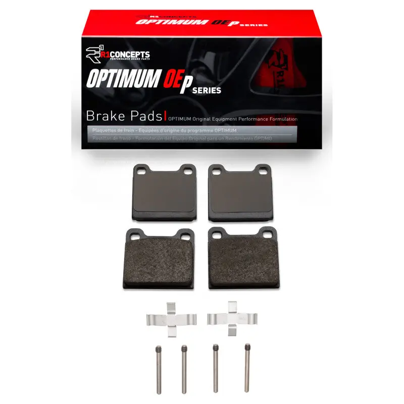 R1 64-74 Alfa Romeo Giulia Sprint Front/Rear Optimum Oe Pads & Hardware Kit 1