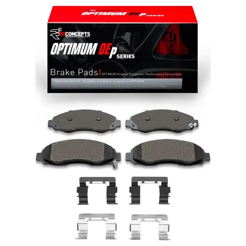 R1 03-04 Dodge Dakota 4Wd Front Optimum Oe Pads & Hardware Kit 1