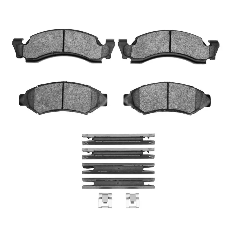 R1 1986-1993 Ford F-150 Rwd Front R1 Semi Met Pads & Hardware Kit 1