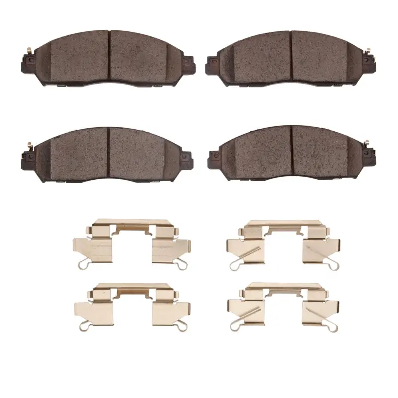 R1 18-25 Nissan Leaf Front Ceramic Pads & Hardware Kit 1