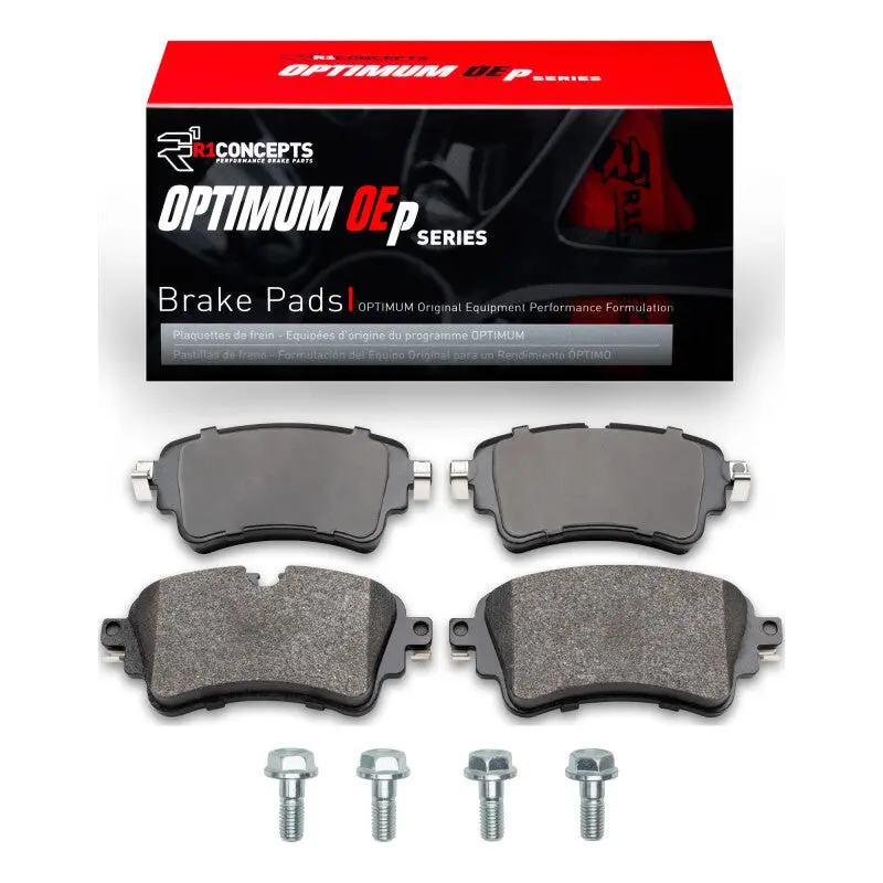 R1 2018-2021 Audi A4 Quattro Rear R1 Optimum Oe Pads & Hardware Kit 1